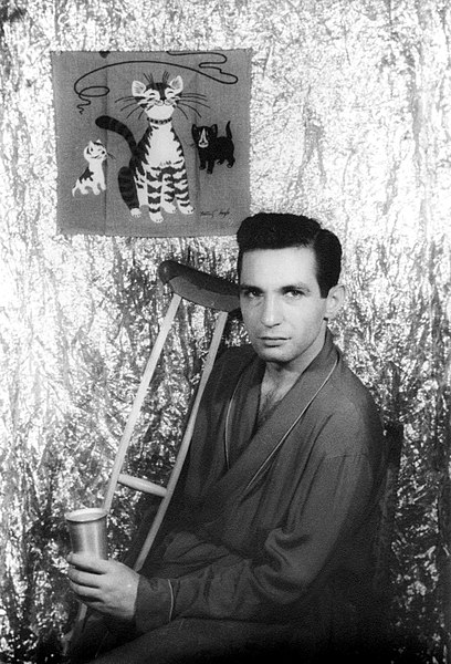 Ben Gazzara as Brick in the original Broadway production of Cat on a Hot Tin Roof (1955)