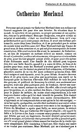 Page 3 avec début de roman