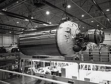 A Centaur stage during assembly at General Dynamics in 1962 Centaur stage during assembly 1962.jpg