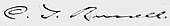 signature de Charles Russell
