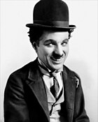Charlie Chaplin som the tramp, landstrykeren.