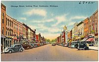 Chicago Street, looking west, Coldwater, Michigan (68042).jpg