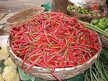 Chilies at a market in India Chilly ap.JPG