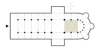 <span class="mw-page-title-main">Choir (architecture)</span> Area of a church or cathedral