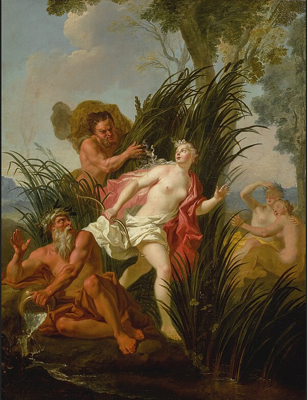 Alpheus chasing Arethusa by Antoine Coypel (18th-century)