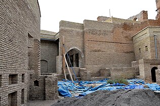 La citadelle, pendant les travaux de restauration de 2014.