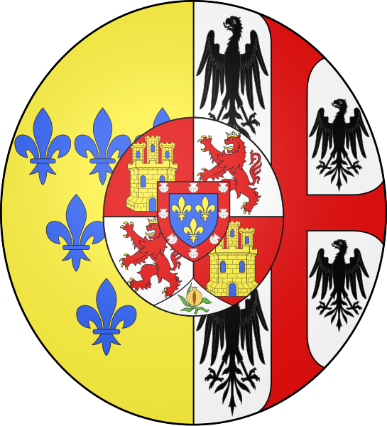 File:Coat of arms of the duke of Parma (oval).svg