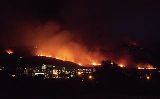 <span class="mw-page-title-main">Cocos Fire</span> 2014 wildfire in Southern California