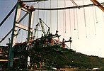 建設中の様子。1986年9月撮影