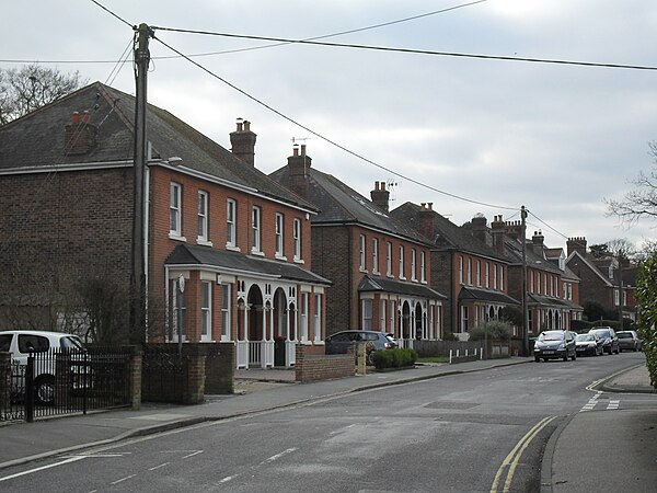 Victorian houses in Malthouse Road