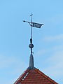 Deutsch: Kirche in Daberkow, Wetterfahne auf dem Kirchturm