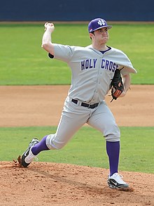 A Crusaders pitcher at George C. Page Stadium in 2009 Dan Seip.jpg