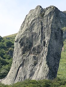 La dent de la Rancune vue de profil.