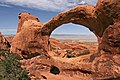 Double-O-Arch im Arches-Nationalpark im Südwesten der USA