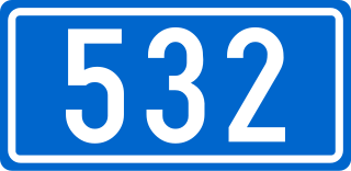 <span class="mw-page-title-main">D532 road</span> Road in Croatia