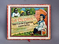 Droste La Gloria chocolade doos deksel, foto 1.JPG