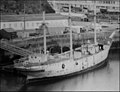 Le trois-mâts "Duchesse Anne" amarré dans le port de Brest en 1977