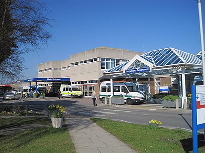 How to get to Eastbourne District General Hospital with public transport- About the place