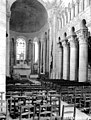 Eglise Saint-Genou (ancienne abbatiale) - Nef, vue de l'entrée - Saint-Genou - Médiathèque de l'architecture et du patrimoine - APMH00031811.jpg