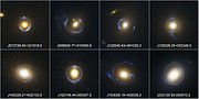 Some observed Einstein rings by SLACS