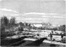 Finca El Encín de Alcalá de Henares. Grabado publicado en La Ilustración Española y Americana en 1882.