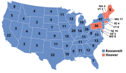 Franklin D. Roosevelt: Nuoruus, uran alkuvuodet ja nousu politiikkaan, New Yorkin kuvernöörinä, 1932 presidentinvaalit