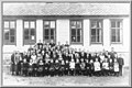 Elever og lærere ved Uskedalen skole 1918