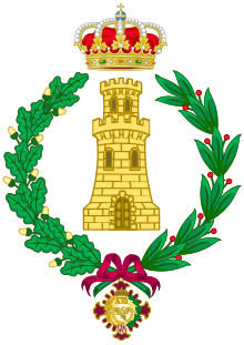 Emblema de Arma de Ingenieros (Ejército de Tierra). 220px-Emblem_of_the_Spanish_Military_Engineers.svg