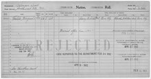 Enrollment for Cherokee Census Card R541 - NARA - 259604.tif