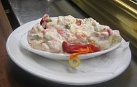 Tapa of Russian salad