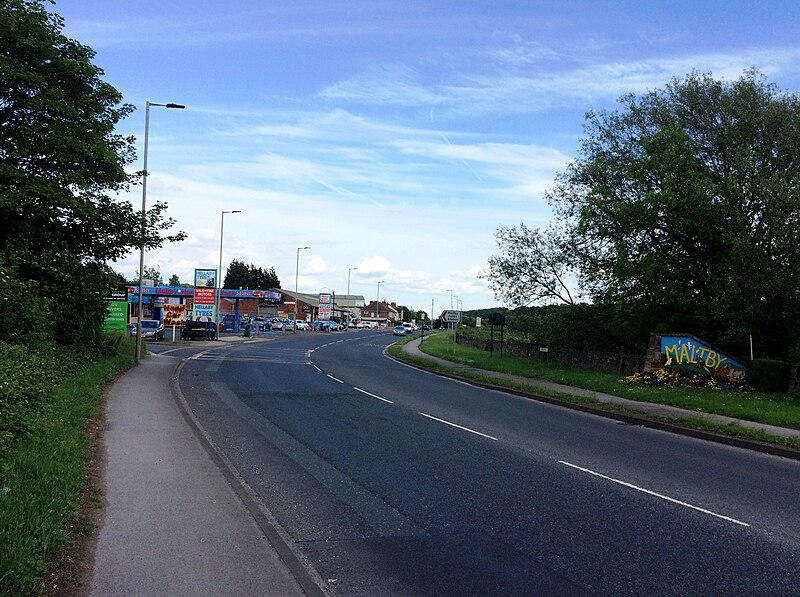 File:Entering Maltby via the A631 Road - geograph.org.uk - 5419029.jpg