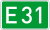 European Road 31 number DE.svg
