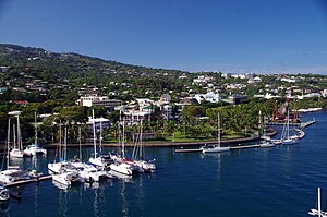 Puerto de Papeete, Tahití, Islas de la Sociedad