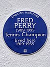 FRED PERRW 1909-1995 Teniso-ĉampiono vivis ĉi tie 1919-1935.jpg