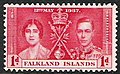 איי פוקלנד, 1937, הכתרת המלך ג'ורג' ה-6.