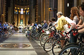 The Blessing of the Bicycles in the nave, looking toward the apse Fav Blessing Low Rez.jpg