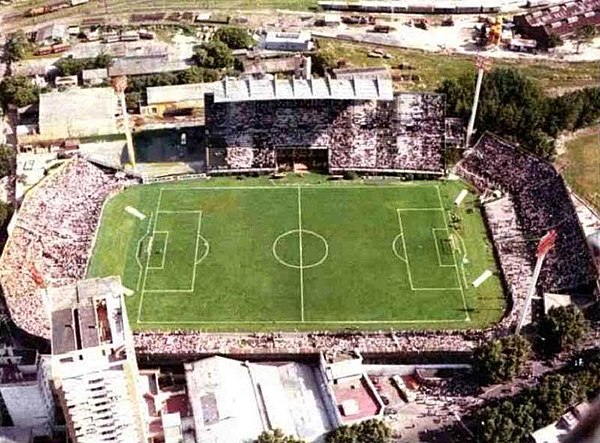 The stadium in 1980