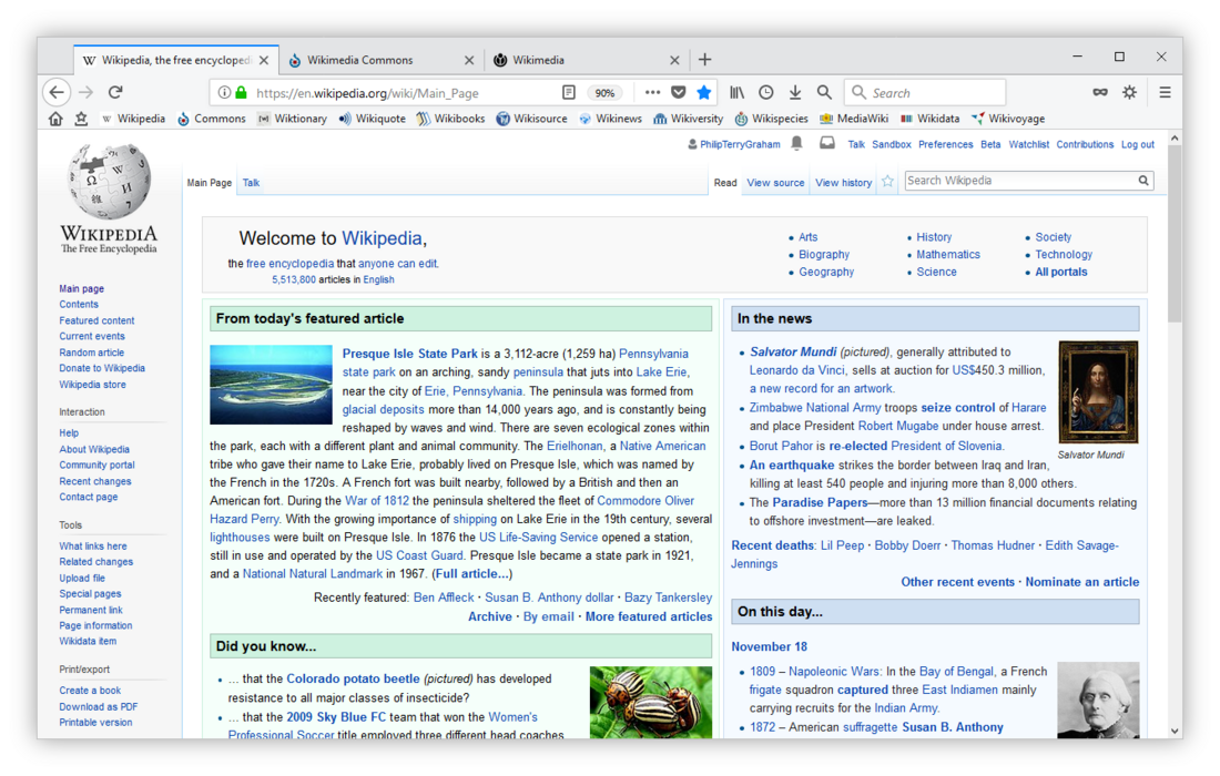 File:Firefox Quantum (57.0) on Windows 10.png