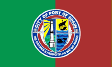 Ficheiro:Flag_of_Port_of_Spain.gif