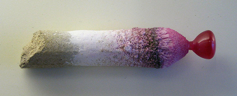 File:Flame fusion of corundum.jpg