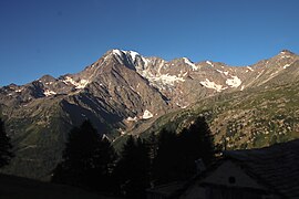 Fletschhorn seen from Homatta