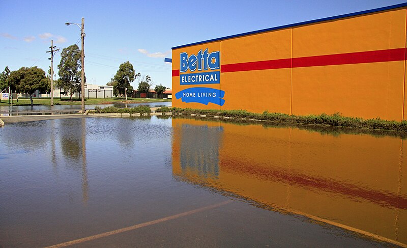 File:Flooded Betta Electrical carpark.jpg