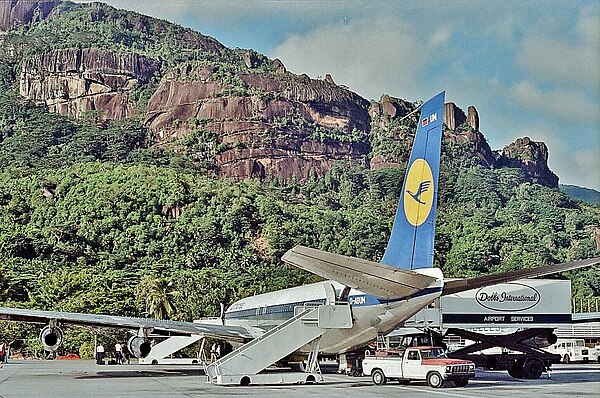 Apron and adjacent mountain