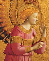 Fra Angelico - Annunciatory_Angel - detail