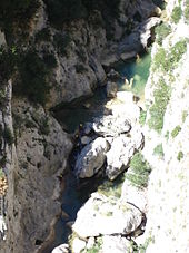 Le fond des gorges propice au canyoning.