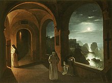 Franz Ludwig Catel - Kloster Certosa, 1823 (Spencer Sanat Müzesi) .jpg