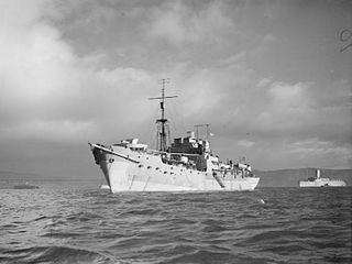 HMS <i>Largs</i> Ocean liner used as command ship in the Second World War