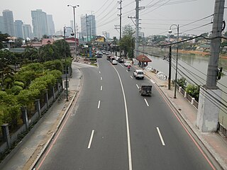 J. P. Rizal Avenue road in the Philippines