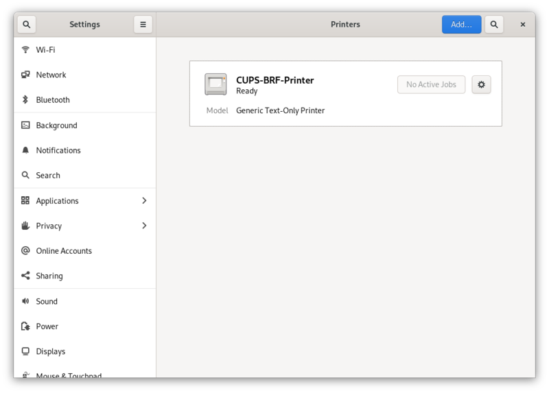 File:GNOME Settings (Printers) screenshot.png