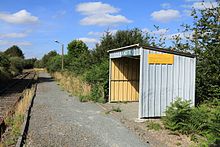 Uitzicht vanaf de enige kade richting Saint-Brieuc.